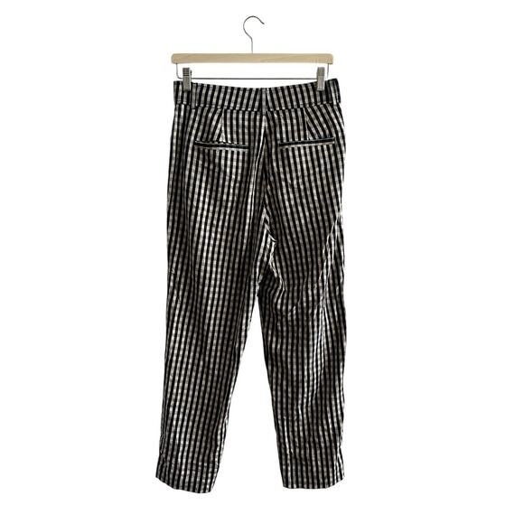 Everlane The Tencel Way High Taper Pant in Black Gingham Check 6 - Picture 7 of 8